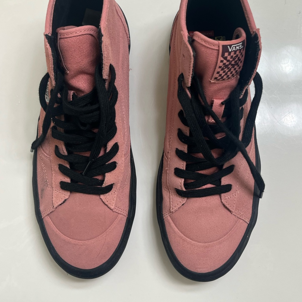 Vans Rose and Burgundy Sneakers